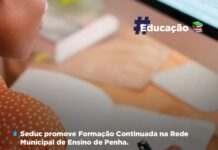 Seduc promove Formação Continuada na rede municipal de ensino de Penha