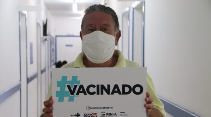 Mais de 13,5 mil pessoas são vacinadas em Penha contra a Covid-19