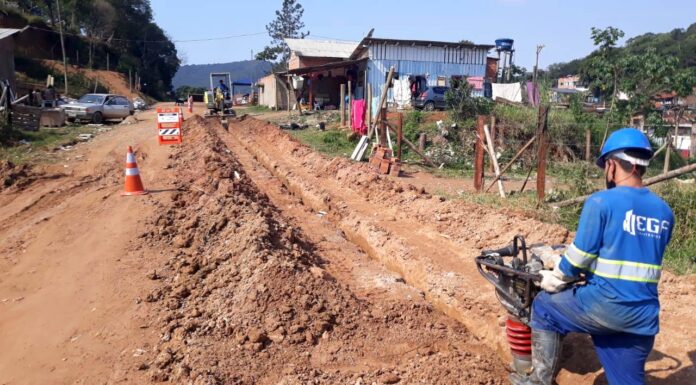 Implantação da rede de água tratada alcança 24% da obra em Camboriú