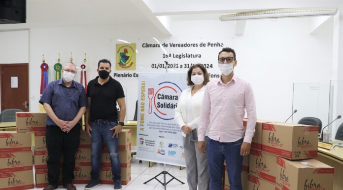 Águas de Penha contribui com a Câmara Solidária