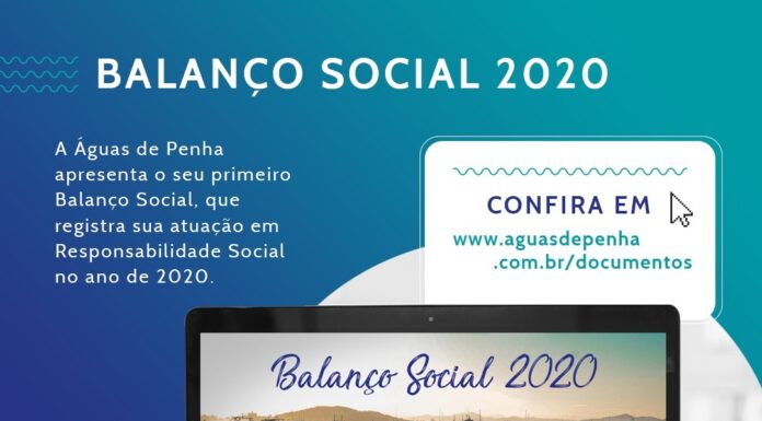 Águas de Penha divulga balanço social 2020