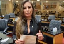 Deputada Paulinha critica descaso de Bolsonaro com Santa Catarina