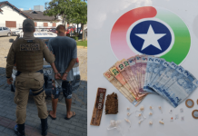 Adolescentes são perseguidos e um deles é detido pela PM no Furado em Balneário Piçarras