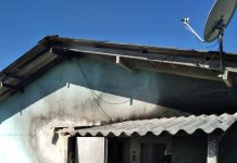 Incêndio destrói residência lavanderia de residência na Vila Olaria