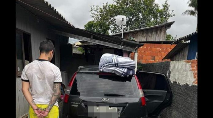 Arrombador de residências é preso no Bairro Santa Lídia após ser identificado por câmeras