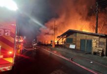 Incêndio destrói galpão no acesso de Penha e Balneário Piçarras