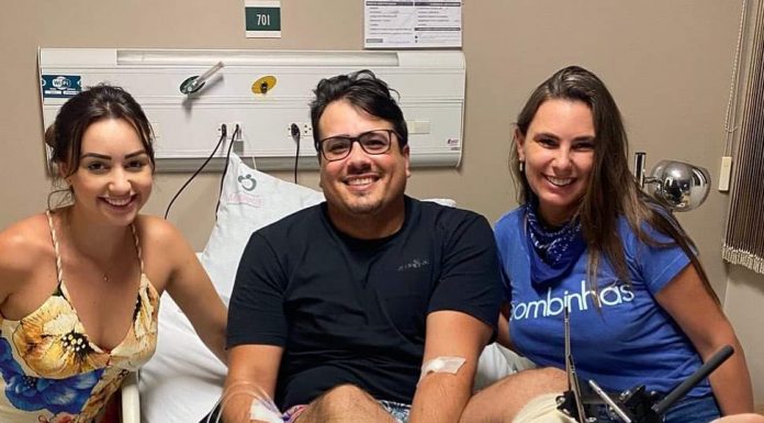 Deputada Paulinha visita prefeito Aquiles no Hospital Marieta