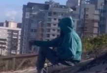 Tarado que se masturbava na praia de Navegantes é flagrado pelo Tik Tok
