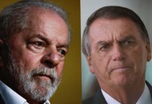 Lula segue com 53% contra 47% de Jair Bolsonaro