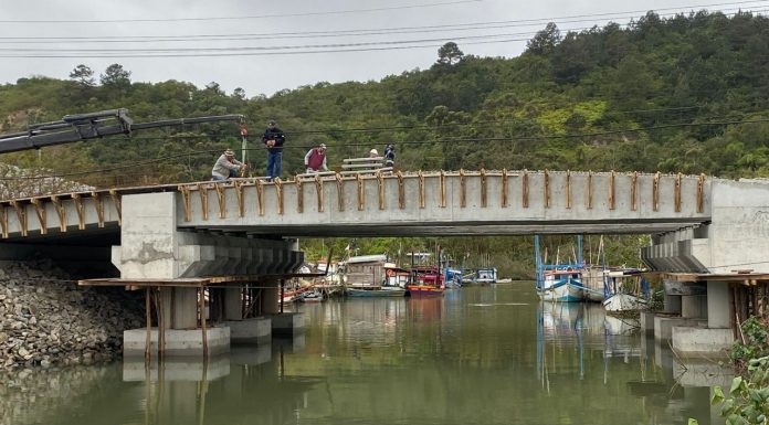 Ponte sobre o Rio Gravatá será concretada na próxima semana