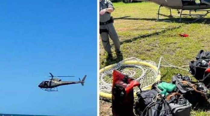 Mais de 130 quilos de cocaína e maconha são encontrados boiando perto da Ilha Feia