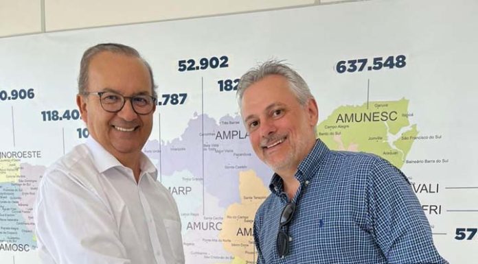 Jorginho Mello e Beto Martins conversam sobre sucessão no Senado