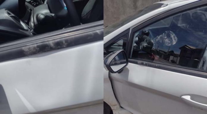 Homem tem carro depredado em briga de trânsito no Bairro Itacolomi