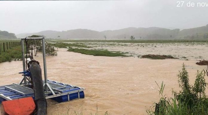 Defesa Civil de Balneário Piçarras monitora áreas da cidade em razão das fortes chuvas