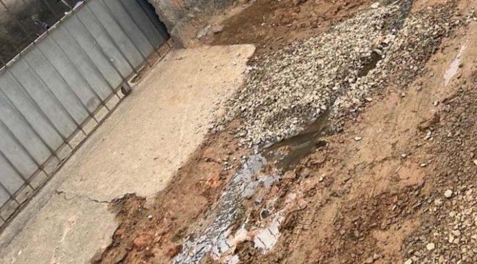QUE FEDOR: Moradora da Rua Manoel Tolentino em Piçarras reclama de esgoto a céu aberto
