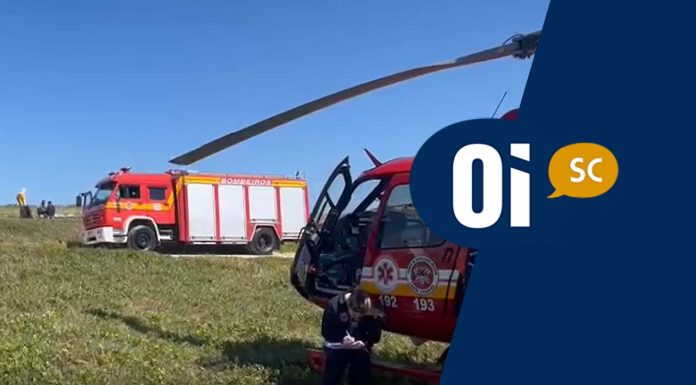 VÍDEO: Homem morre em queda de paramotor em Barra Velha