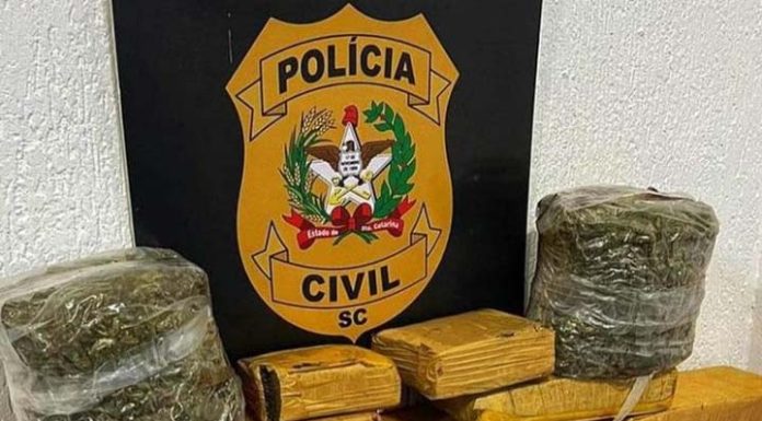 Polícia Civil prende traficante com 17 quilos de drogas em Barra Velha