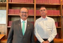 Jorginho Mello se encontra com Bolsonaro em Brasília nesta quinta-feira