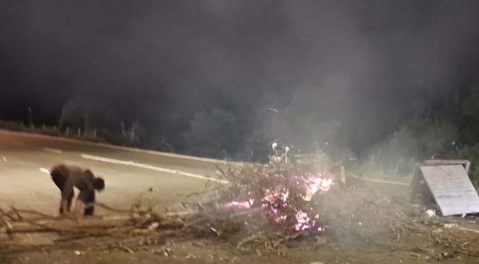 Rodovias Transbeto, Antônio Heil e Jorge Lacerda continuam bloqueadas pelos manifestantes