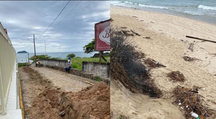 Turista pode aguardar uma temporada com sujeira na orla e muito buraco nas ruas de Piçarras