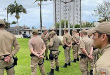 Batalhão da PM de Navegantes realiza abertura da Operação Veraneio