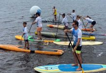 Equipe de stand up paddle de Penha fatura oito medalhas em Araquari