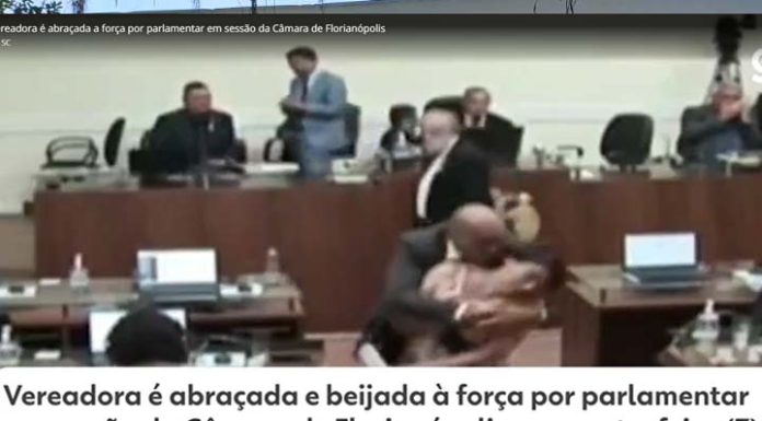 Vereadora é beijada à força por “colega” na Câmara Municipal de Florianópolis