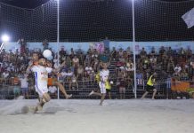 Arena de Futebol de Areia começa a ser montada na segunda-feira (9)