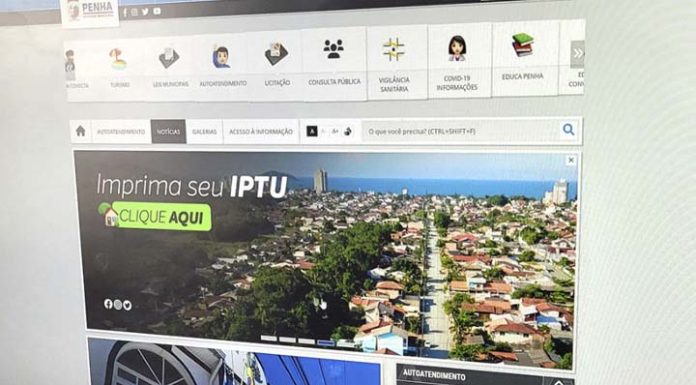 Carnês do IPTU 2023 de Penha estarão disponíveis no site da Prefeitura a partir do dia 10