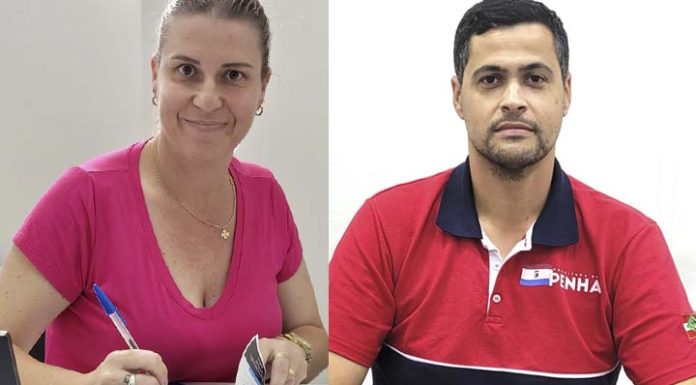 Júnior Mafra e Camila Luchtenberg assumem novas funções na prefeitura de Penha