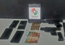 Polícia Militar de Barra Velha apreende duas armas de fogo e recaptura foragido da prisão
