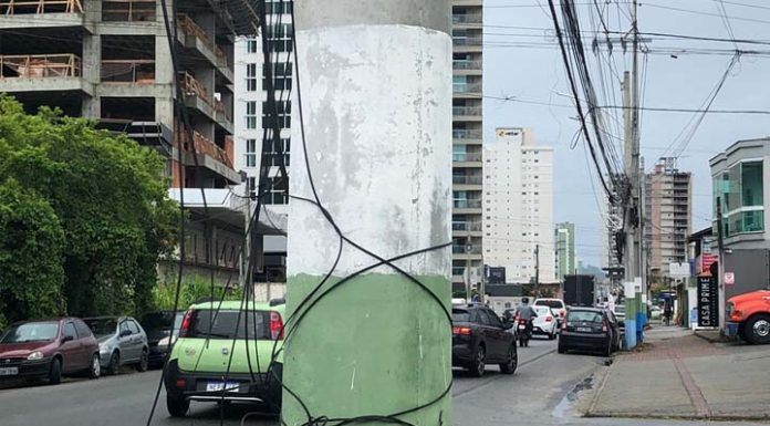 Celesc responde a ofício da prefeitura sobre fios soltos nas ruas