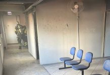 Fogo no Posto de Saúde do Bairro São João em Itajaí danifica móveis e aparelhos eletrônicos
