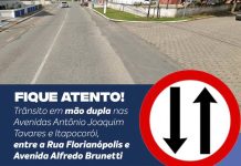 Trânsito passará por mudanças em Penha durante obras de revitalização da Eugênio Krause