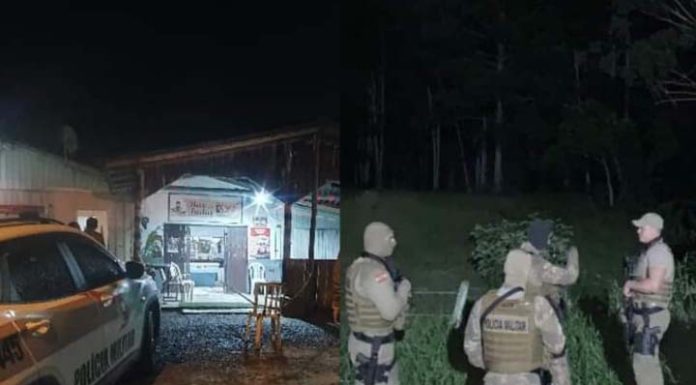 Polícia segue as buscas pelo corpo do homem morto a tiros em Barra Velha