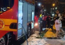Bombeiros controlam princípio de incêndio em Barra Velha