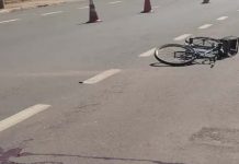 Ciclista morre ao bater contra um ônibus nesta manhã em Itajaí