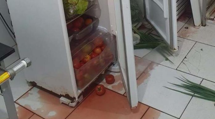 Homens invadem escola e deixam rastro de sangue e destruição em Itajaí
