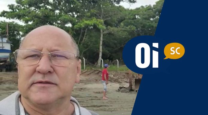 VÍDEO Prefeitura de Penha remove bloqueio da Praia do Manguinho