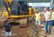 Obras de drenagem avançam na Rua Silvia Reginal Rubini Nicoluzzi em Penha
