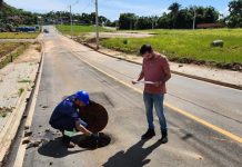 Sistema de esgoto dos loteamentos Flor de Lótus e Pedro de Borba são vistoriados pela Águas de Penha