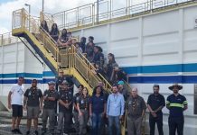 Estação de Tratamento de Água de Penha recebe visita de grupo escoteiro
