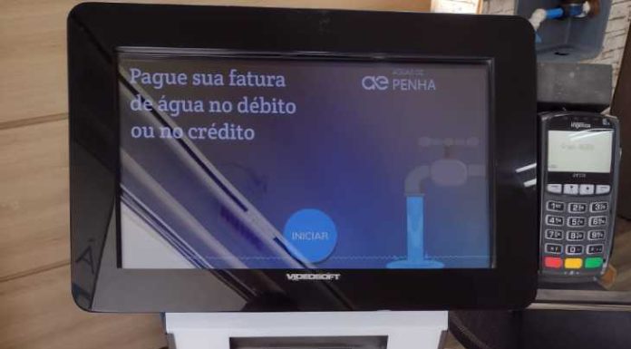 Águas de Penha reforça uso dos totens de autoatendimento