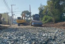 Avança a obra de revitalização da Rua Ludgero Caetano Vieira