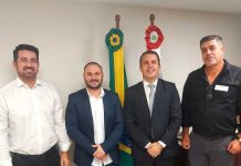 Executiva do Podemos de Penha visita o gabinete do deputado estadual Camilo Martins