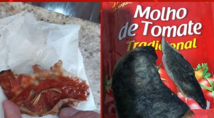 Fungos e ovos de parasita são encontrados em marca de molho de tomate