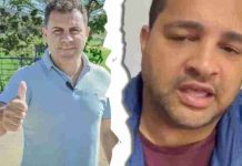 Xau, queridos! Depois de Juraci, vice Tainha, de Barra Velha, rompe com o prefeito Douglas Costa