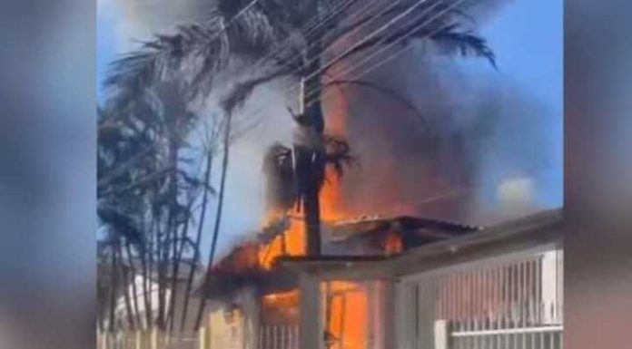 Incêndio atinge residência e mulher morre carbonizada em SC