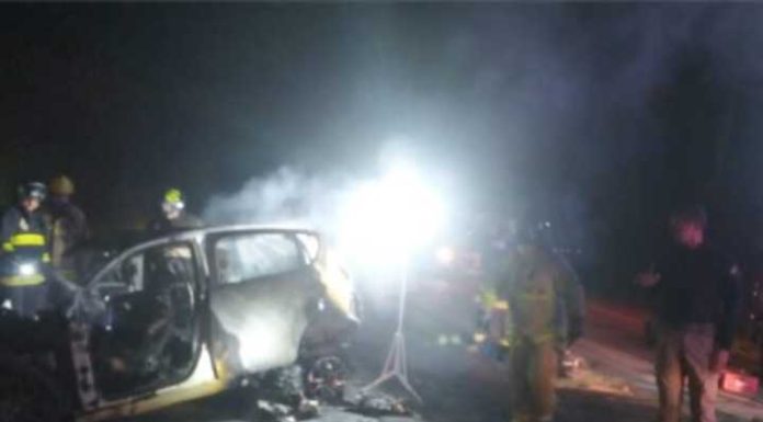 Família morre carbonizada em grave acidente na BR-470