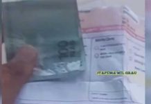 Morador de Itapema encontra boleto perdido de desconhecido e realiza pagamento